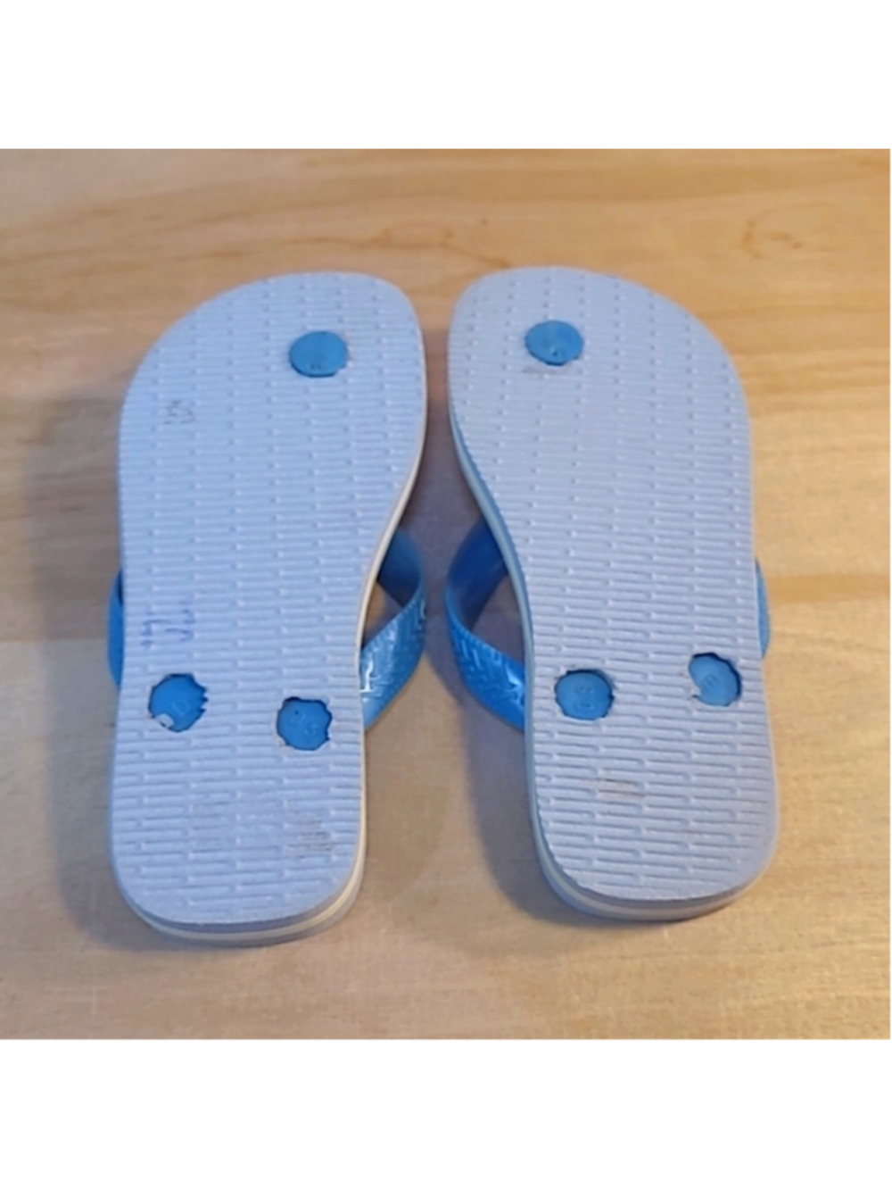 Havaianas Blue Kids Toddler Size 11/12 C Flip Flops Classic Sandals - Picture 9 of 10